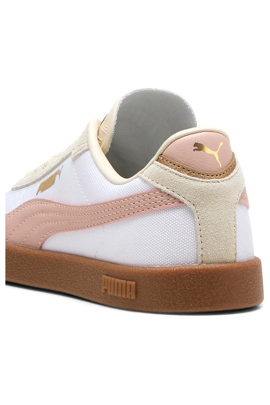 Sneakers bianco rosa in tessuto e pelle Club II Era Cv-PUMA Hot