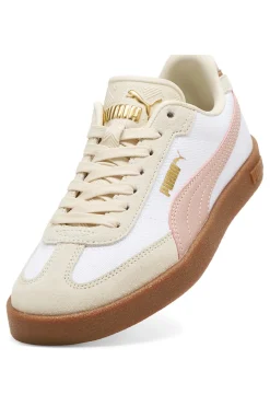 Sneakers bianco rosa in tessuto e pelle Club II Era Cv-PUMA Hot
