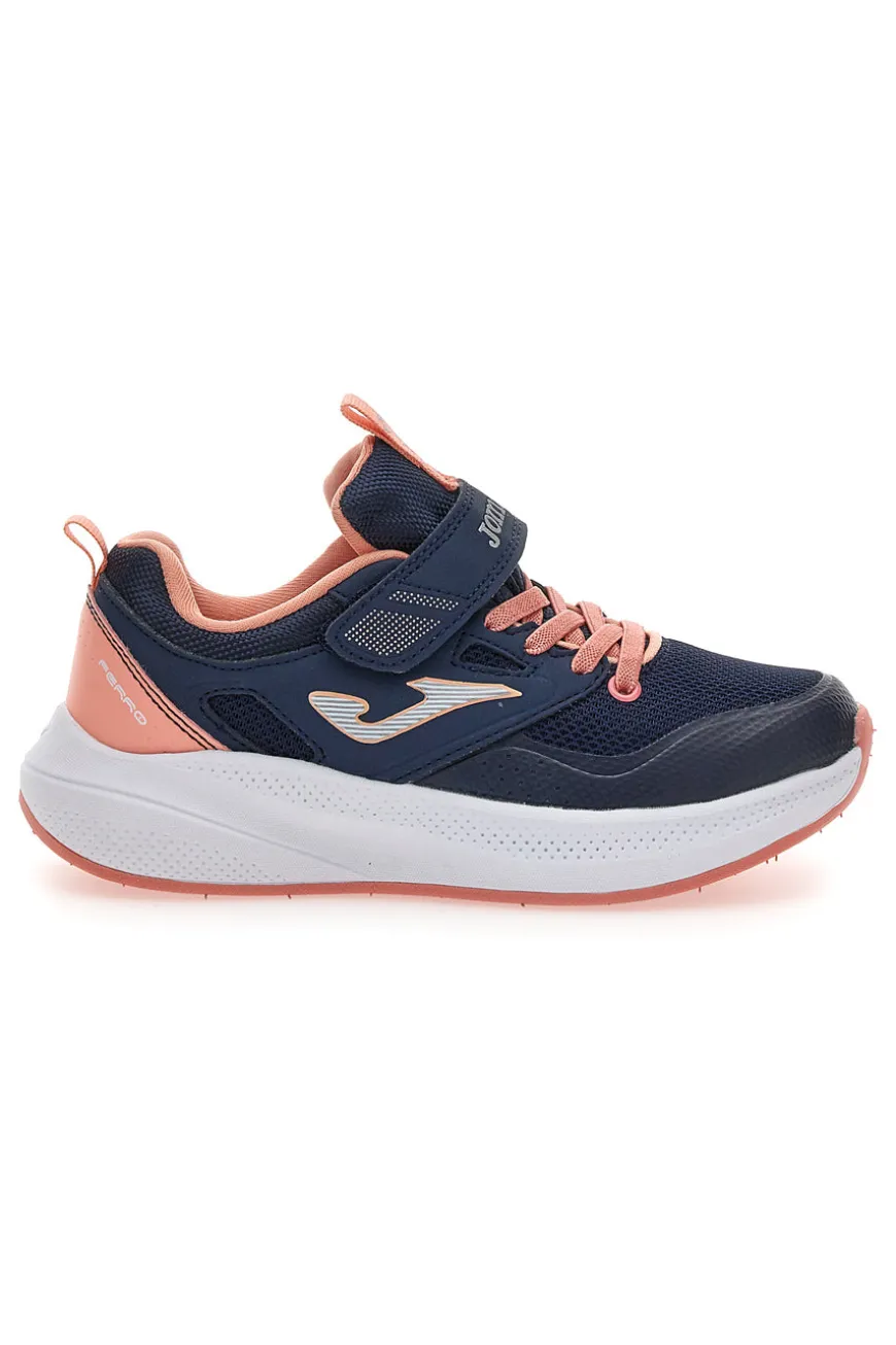 Sneakers blu con dettagli rosa Joma Ferro JR 2543