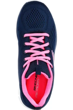 Sneakers con dettagli rosa in mesh e Memory Foam Graceful Get Connected-SKECHERS