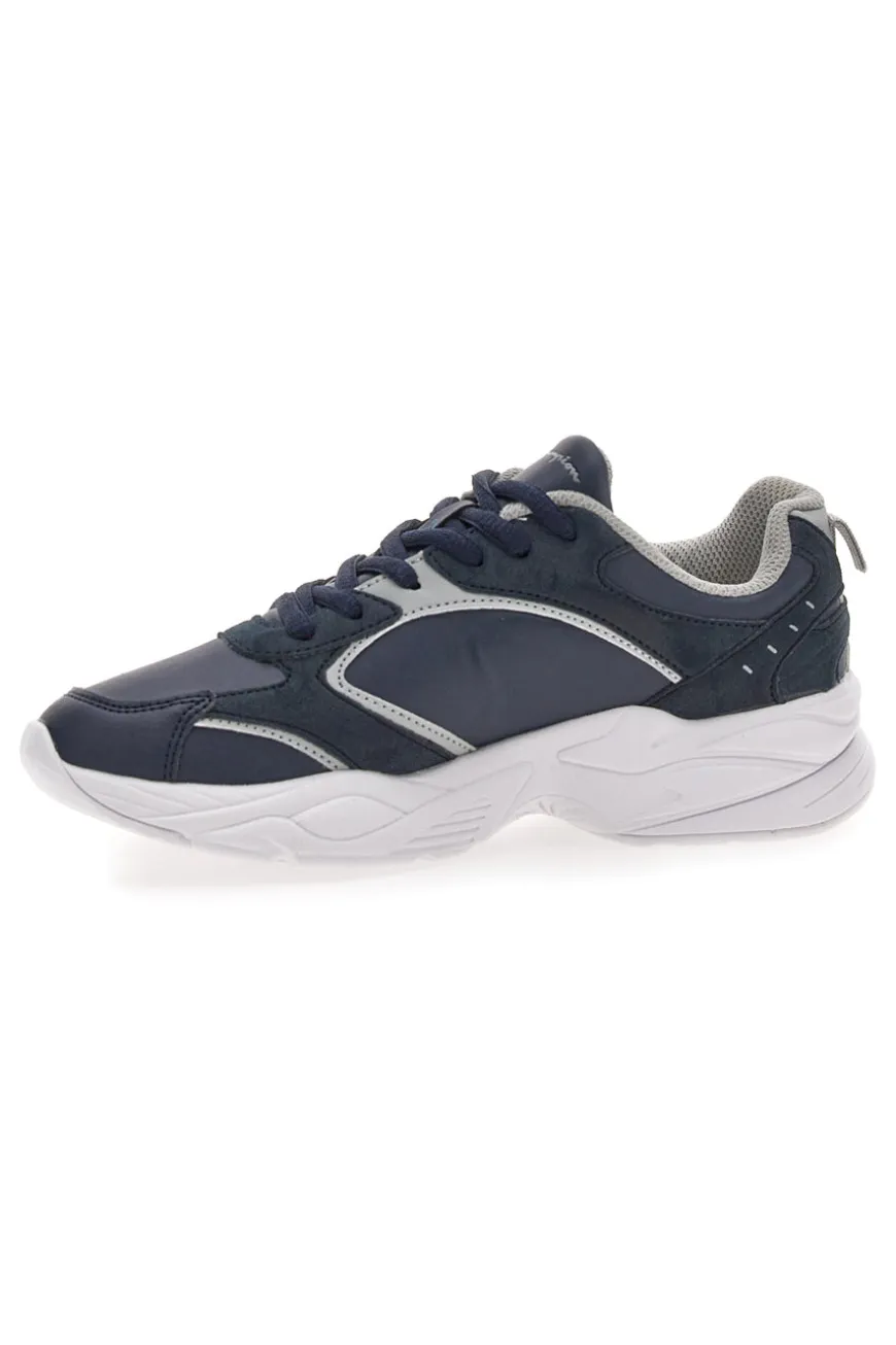 Sneakers Blu con suola a contrasto bianca CHAMPION COUNT B GS