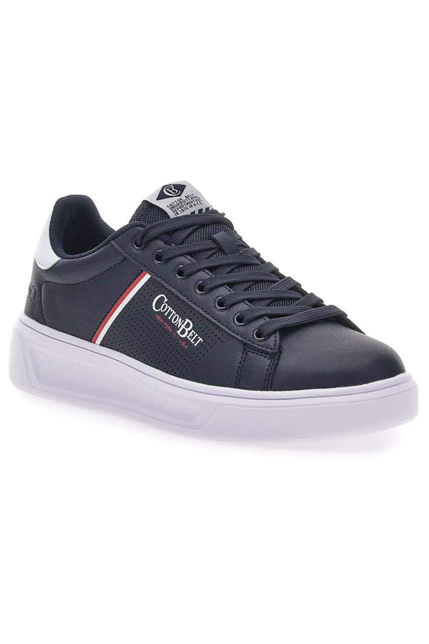 Sneakers Blu con Suola Bianca COTTON BELT BRIGHTON