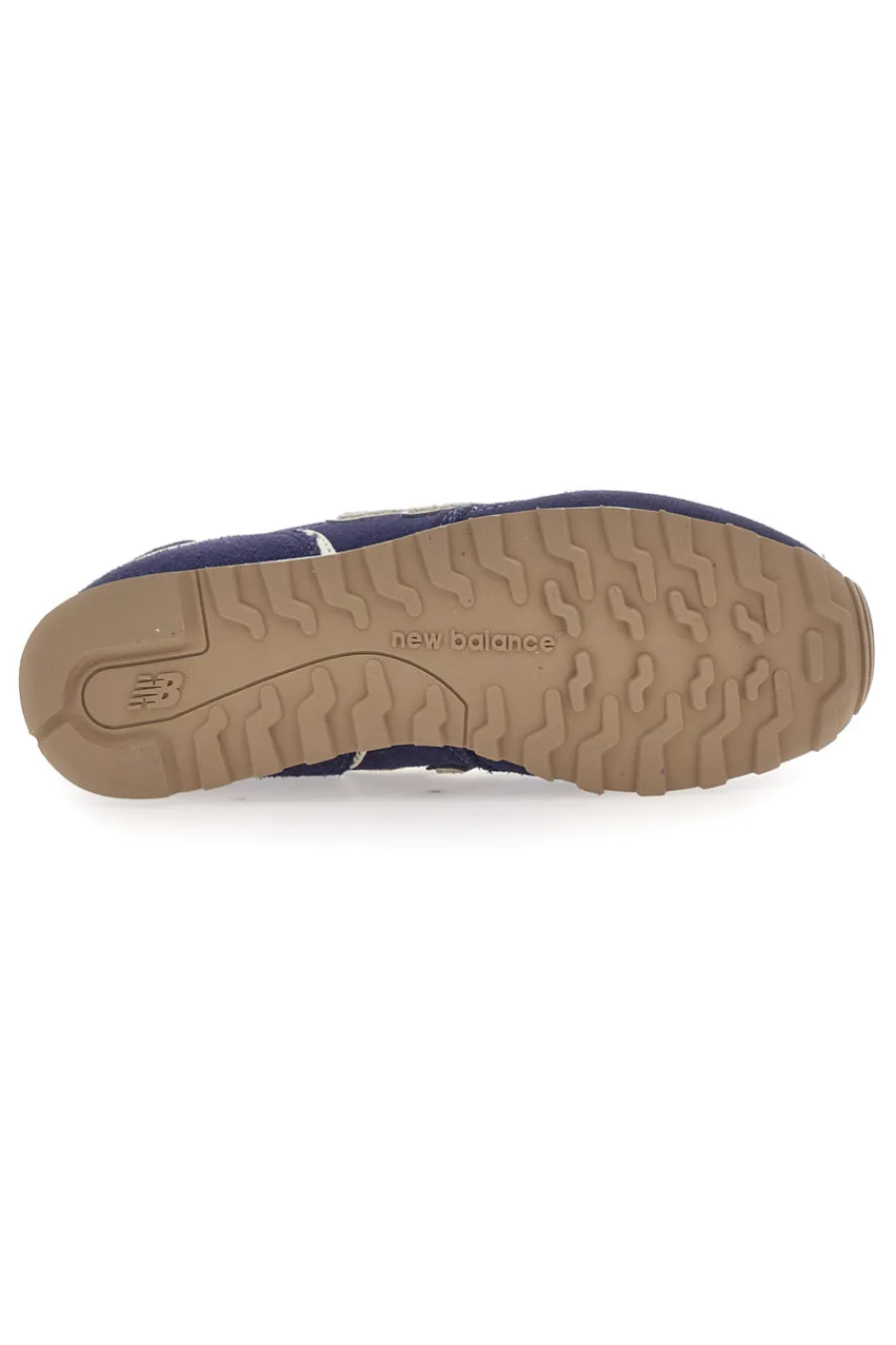 Sneakers blu con tomaia in pelle 373-NEW BALANCE