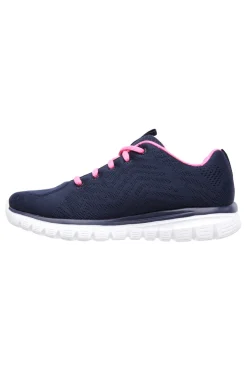 Sneakers Blu da Donna Graceful Get Connected-SKECHERS Clearance
