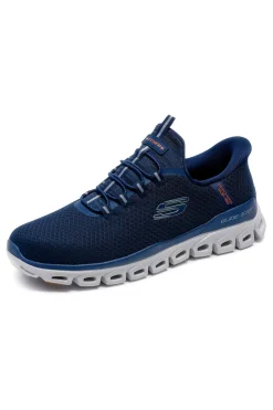 Sneakers blu navy slip-on con Glide-Step e memory foam Skechers Glide-Step Noxus