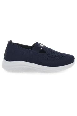 Sneakers Blu Slip On con Tomaia Effetto Ricamo CA1227-CANGURO Outlet