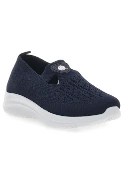 Sneakers Blu Slip On con Tomaia Effetto Ricamo CA1227-CANGURO Outlet