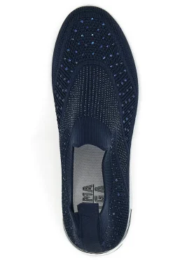 Sneakers Blu Slip-On 433-PRIMA RIGA Outlet