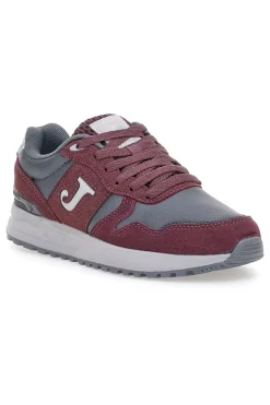 Sneakers bordeaux in pelle e materie sintetiche C200 Lady 2520-JOMA