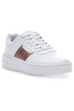 Sneakers Rebound Platform Sparkle Bianche-CHAMPION Clearance