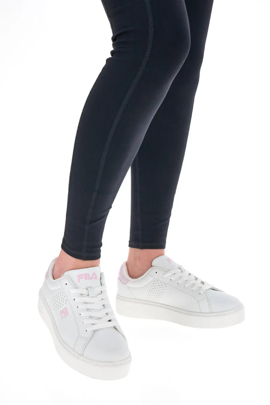 Sneakers con Flatfoam Crosscourt Altezza F WMN Bianche-FILA New