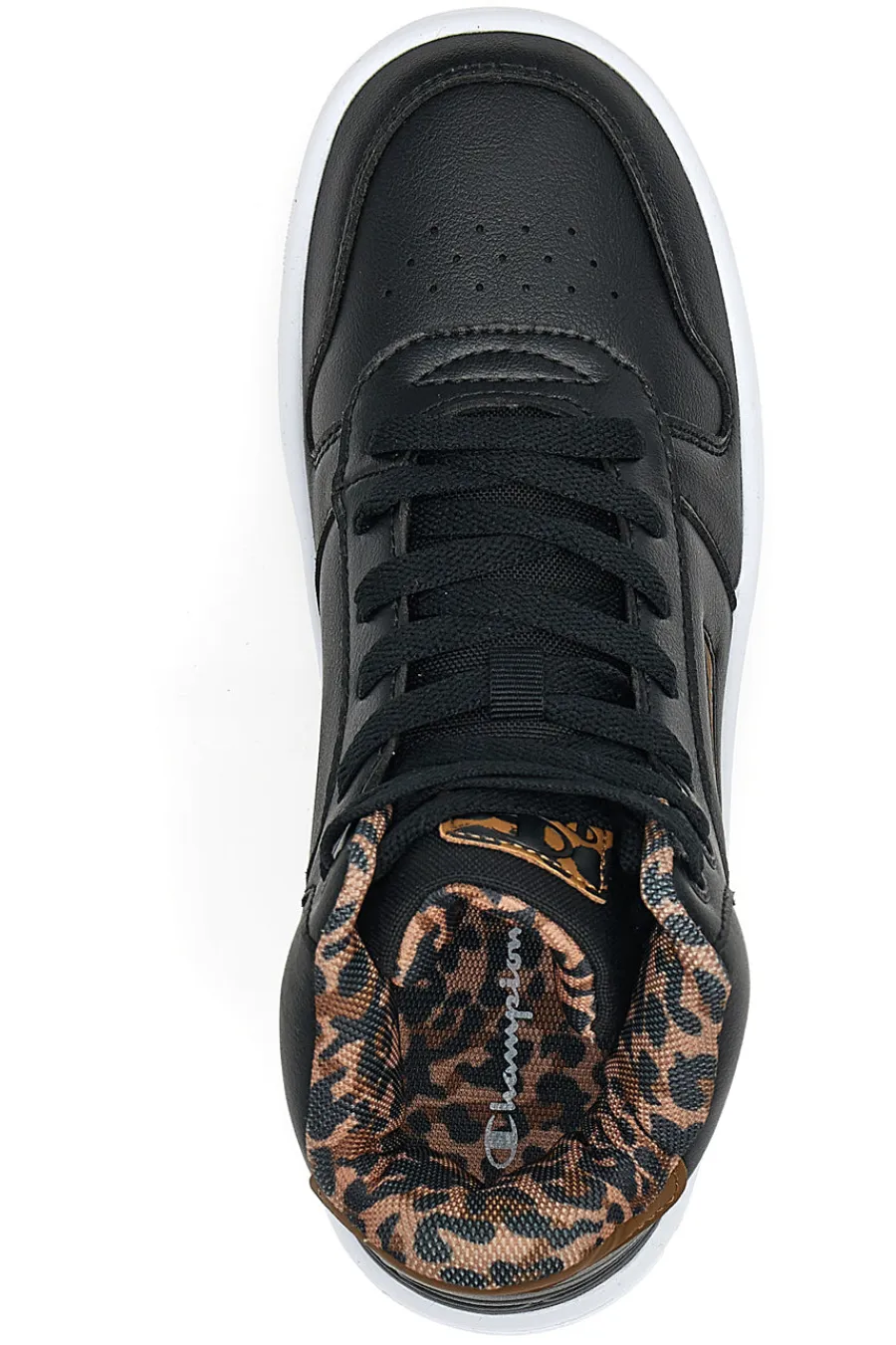 Sneakers con Flatform Rebound Plat Mid Animalier Nere-CHAMPION Clearance