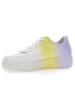 Sneakers con Flatform 015 Bianche-LANCETTI Discount