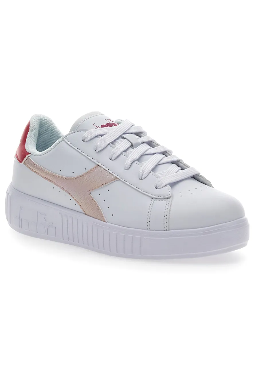Sneakers con Lacci Bianche Game Step GS Glazed-DIADORA New