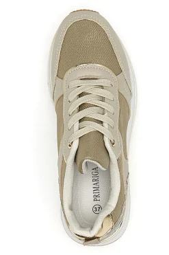 Sneakers con Platform Beige 424-PRIMA RIGA Discount