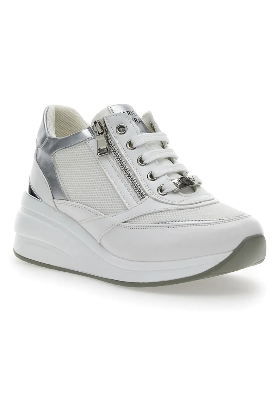 Sneakers con Zeppa Bianche 50392-MARIELLA BURANI