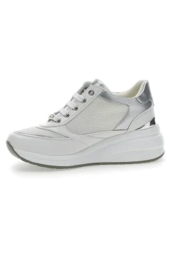 Sneakers con Zeppa Bianche 50392-MARIELLA BURANI