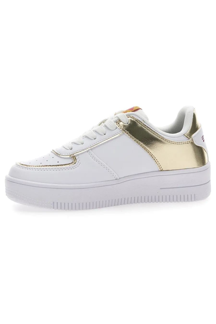 Sneakers Amber Pu Ripstop Bianche e-COTTON BELT Sale