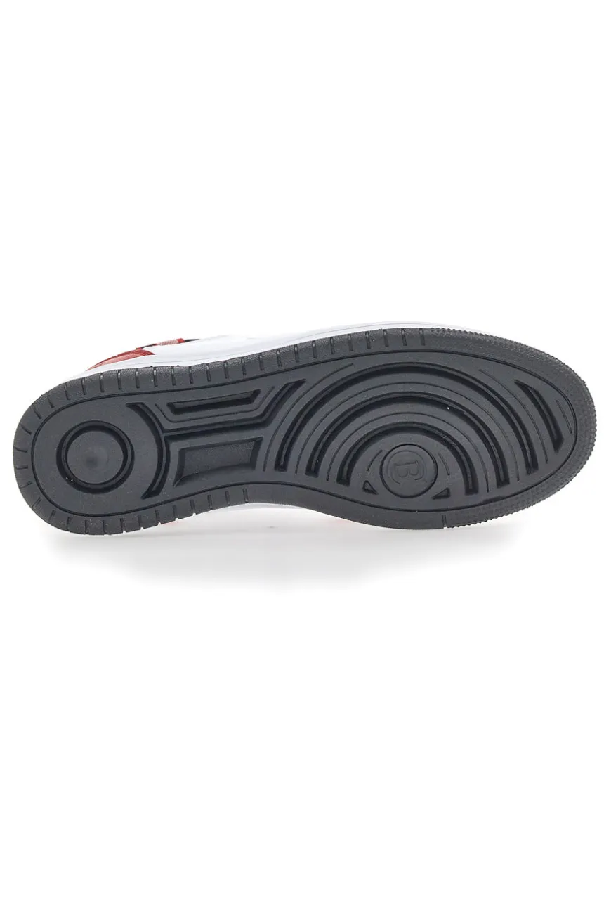 Sneakers Cotton Belt Funky Pop Bianche e Rosse