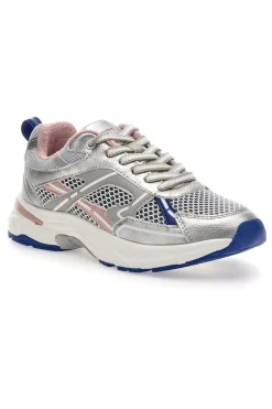 Sneakers da donna argento con inserti rosa e blu 8W25911-PITTARELLO CAPSULE Best