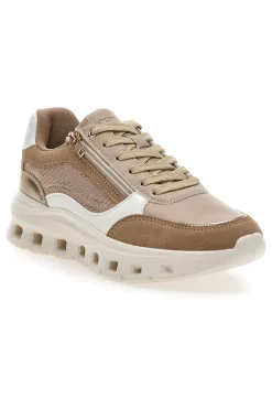 Sneakers da donna beige con inserti a contrasto Pittarello 8W25309-PITTARELLO CAPSULE New