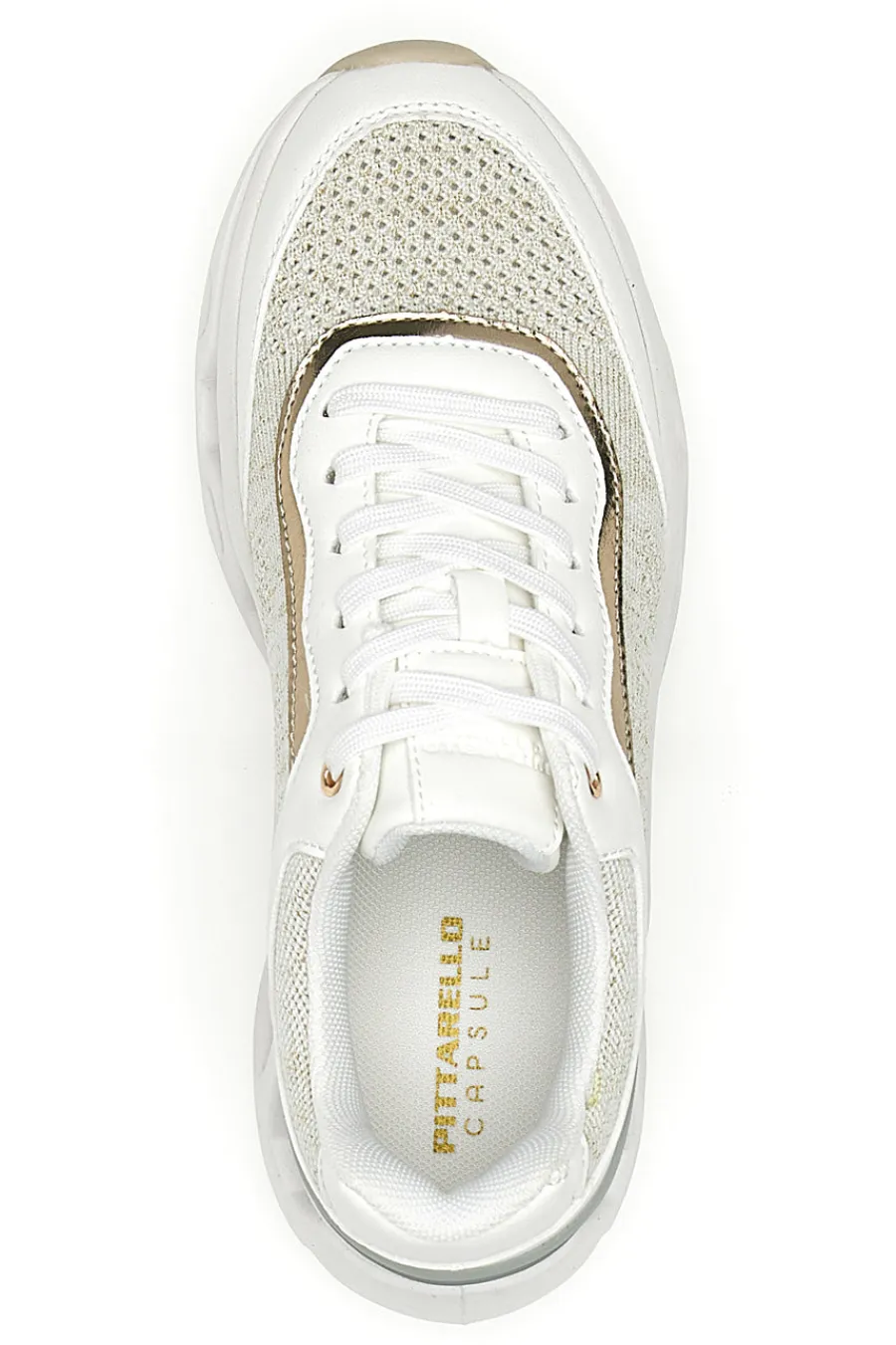 Sneakers da donna beige con inserti traforati Pittarello 8W25013-PITTARELLO CAPSULE Sale