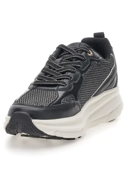 Sneakers da donna nere con inserti mesh Pittarello 8W25069-PITTARELLO CAPSULE Discount