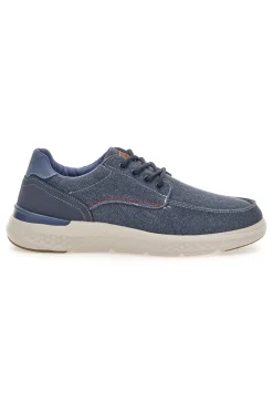 Sneakers da uomo blu in tessuto Sevenoaks YH25096