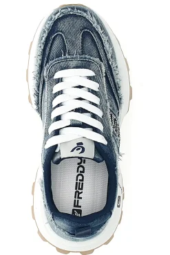 Sneakers Effetto Blu FY7604-FREDDY Sale