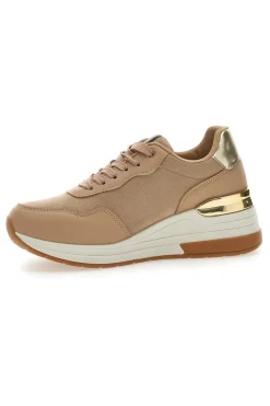 Sneakers Flatform Beige con Dettagli Dorati 8923-LAURA BIAGIOTTI Best