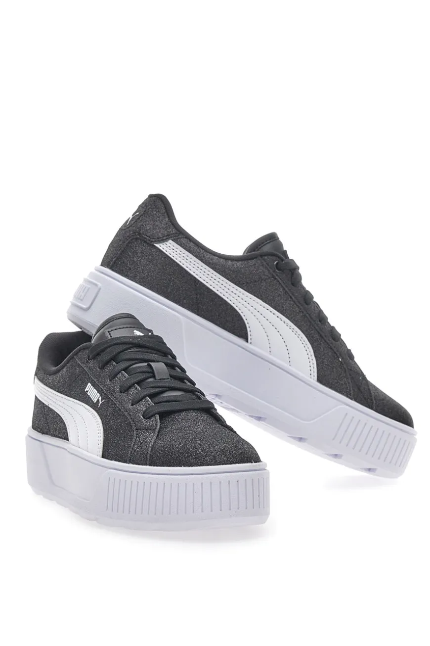 Sneakers Flatform Karmen Glitz Nere Glitter