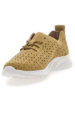 Sneakers Gialle con Tomaia Traforata BK25S861-TALEMI Outlet