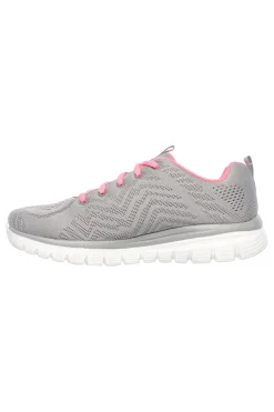 Sneakers Grigie da Donna Graceful Get Cobbected-SKECHERS New