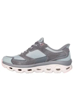 Sneakers grigie e azzurre con suola Glide-Step e Memory Foam Glide-Step Sole Paradise Valley-SKECHERS Best