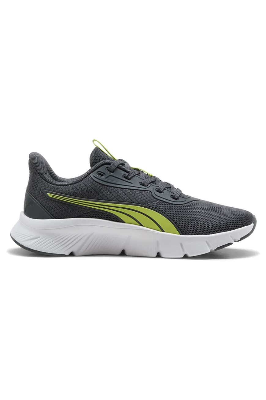 Sneakers grigie e verdi running leggere Puma Flexfocus Lite Modern Jr
