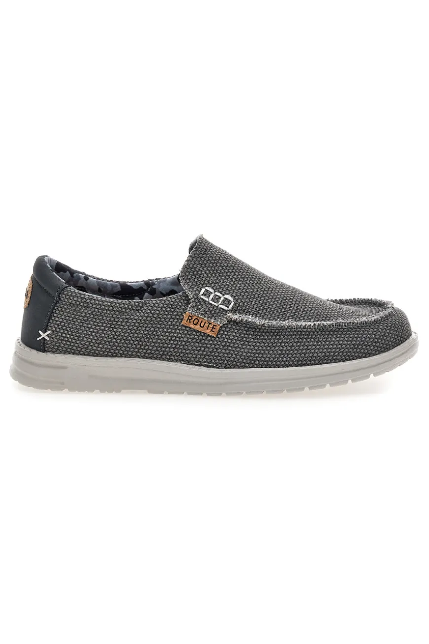 Sneakers grigie slip-on Route 66 RO41817