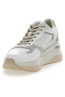 Sneakers Grigio e Bianco zeppa comfort in pelle Benny-PITTARELLO CAPSULE Online