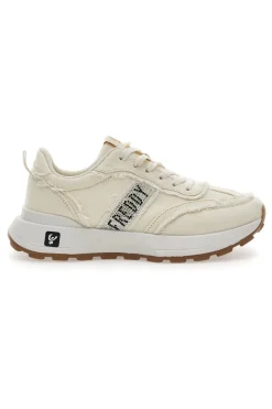 Sneakers in Denim Panna 7604-FREDDY Sale