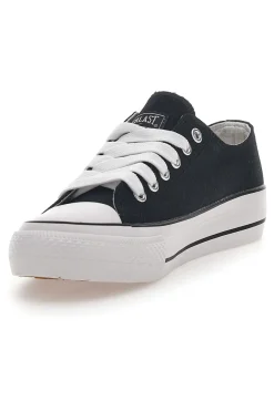 Sneakers in Tela da Donna Nere 2137-EVERLAST New