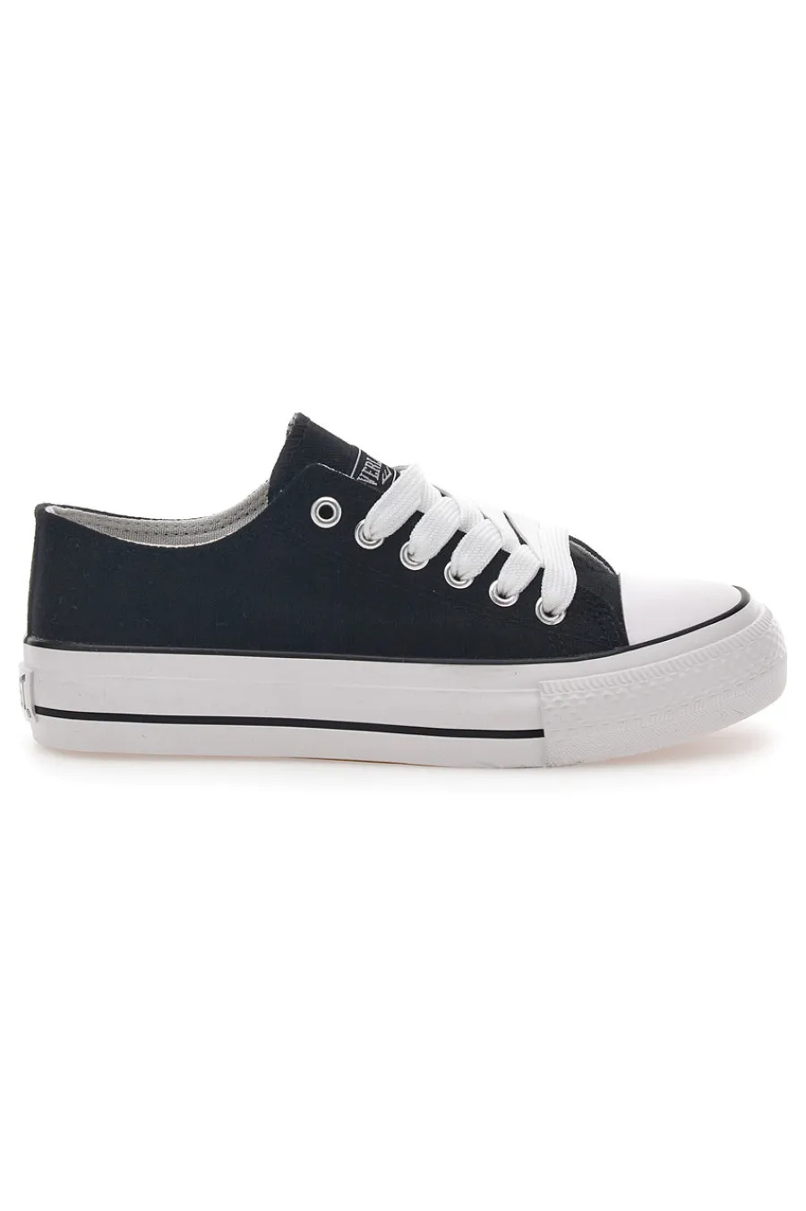 Sneakers in Tela da Donna Nere 2137-EVERLAST New