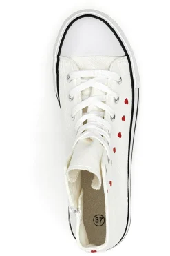 Sneakers In Tela 102 Bianche-ENERGY Hot