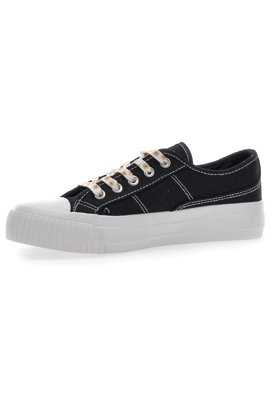 Sneakers in Tela Nere con Lacci Me & Me 1878-ME u0026 ME Hot
