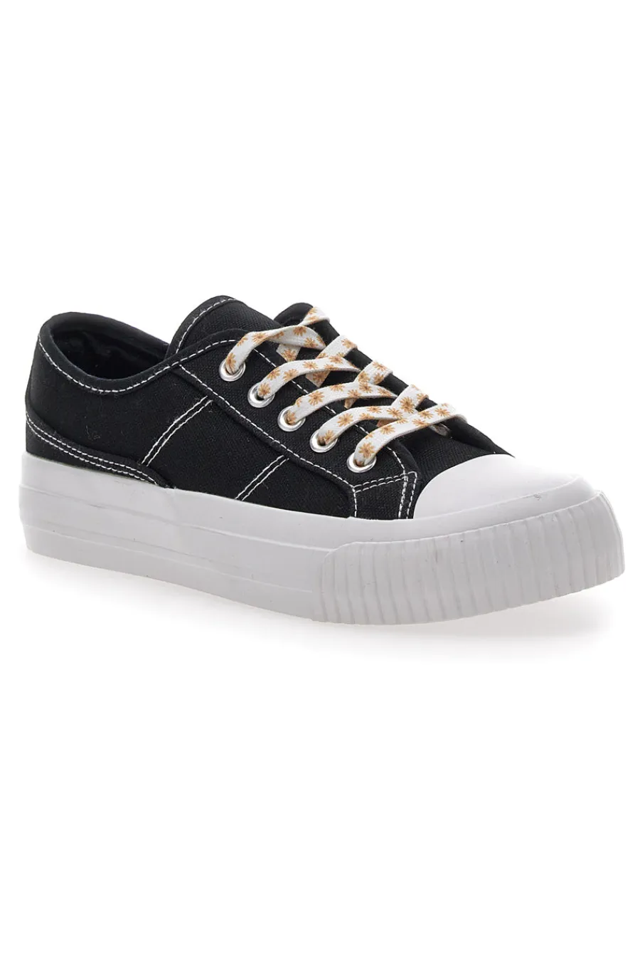 Sneakers in Tela Nere con Lacci Me & Me 1878-ME u0026 ME Hot