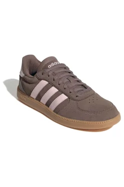 Sneakers marroni con strisce rosa e dettagli traforati Breaknet Sleek-ADIDAS Hot