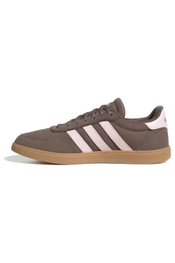 Sneakers marroni con strisce rosa e dettagli traforati Breaknet Sleek-ADIDAS Hot