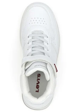 Sneakers mid bianche con strappo Levi's Kick Mid Se