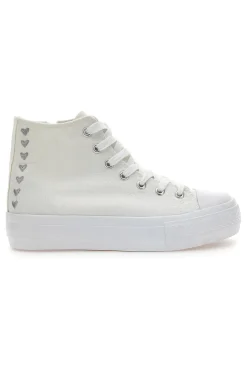 Sneakers Mid-Cut Bianche Con Platform 117-ENERGY Online