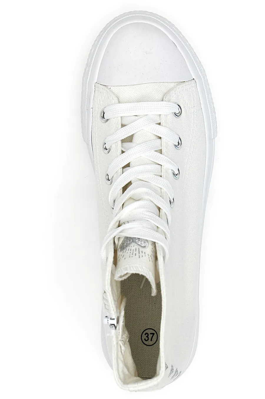 Sneakers Mid-Cut Bianche Con Platform 117-ENERGY Online