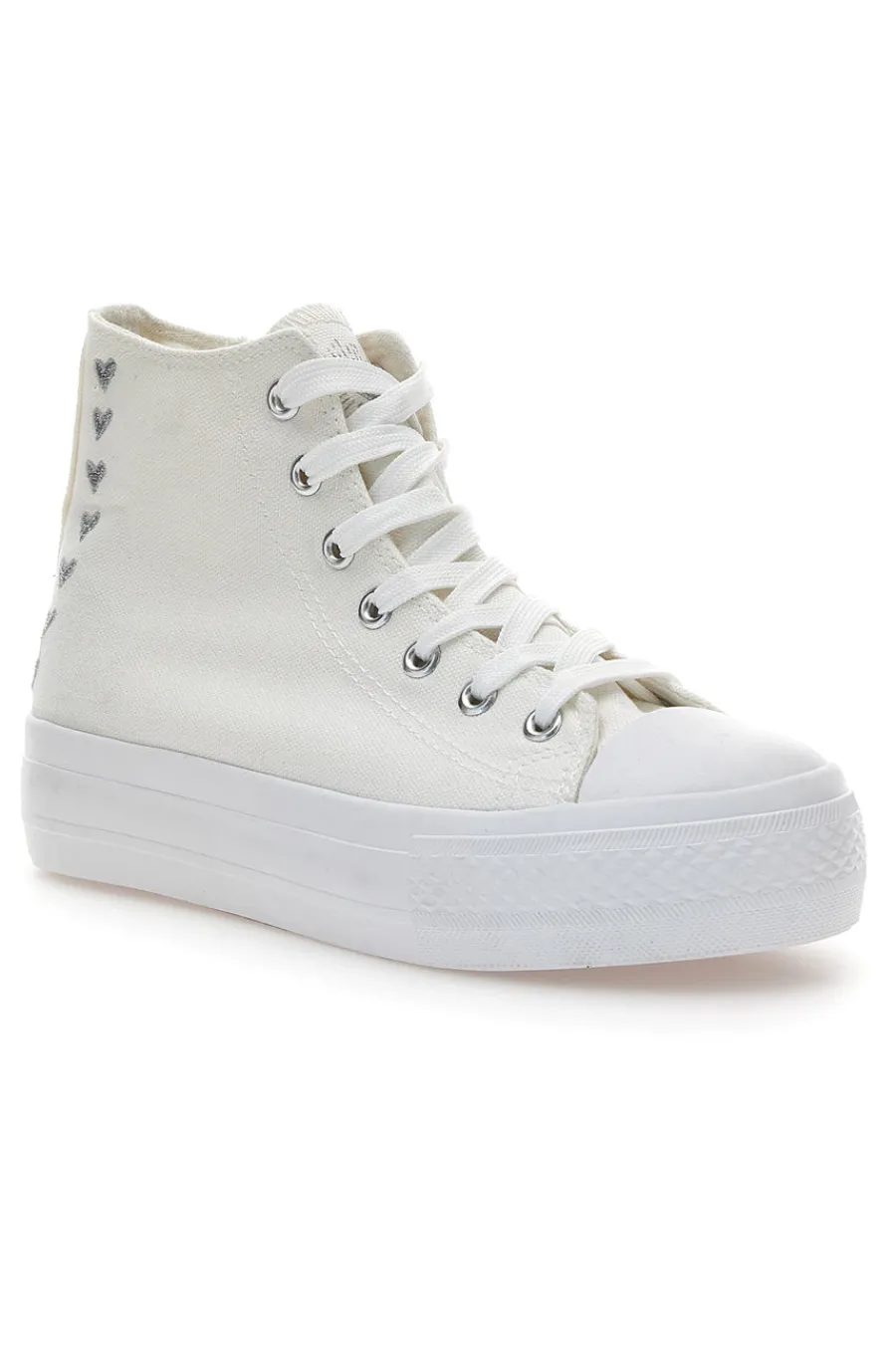 Sneakers Mid-Cut Bianche Con Platform 117-ENERGY Online