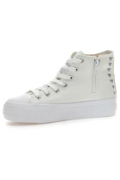 Sneakers Mid-Cut Bianche Con Platform 117-ENERGY Online